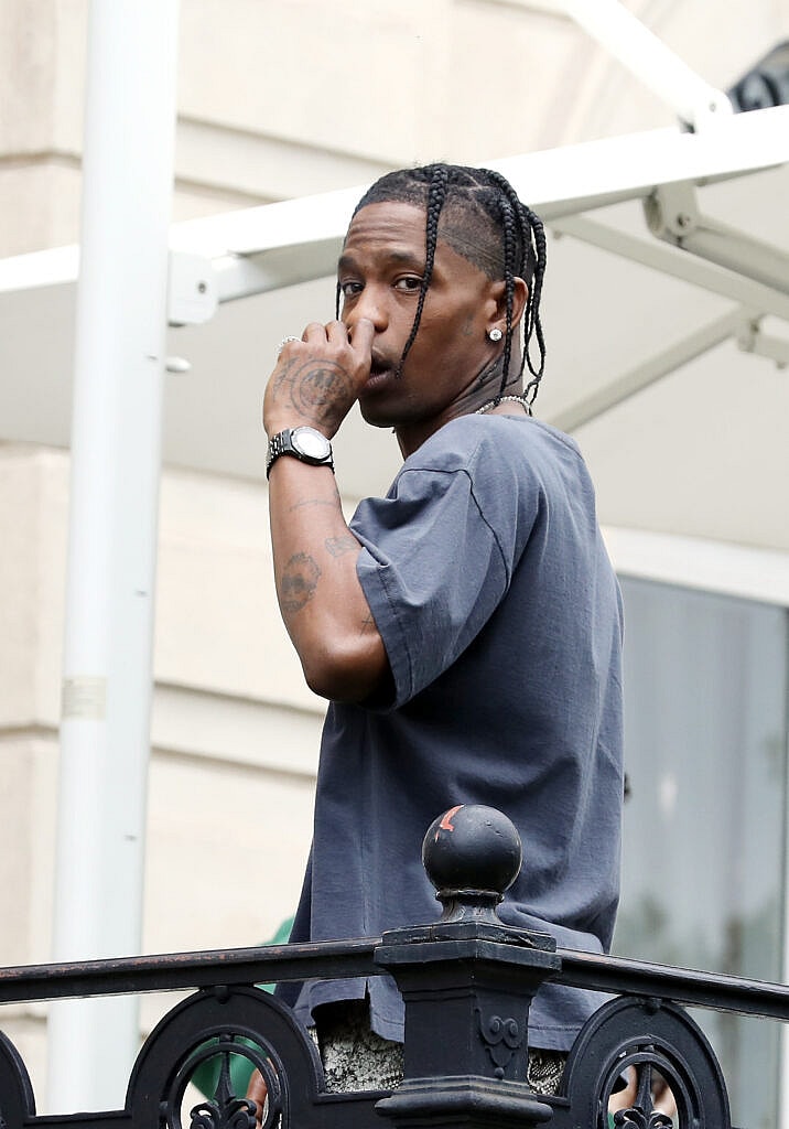 Travis Scott is shooting for Christian Dior while Paris Fashion week