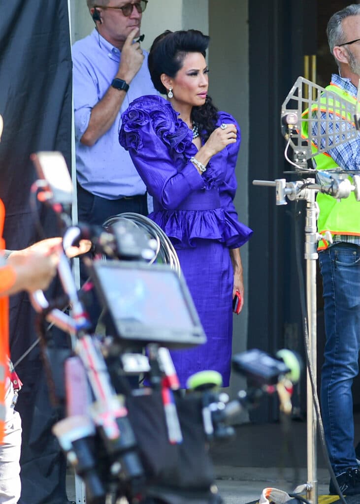 Lucy Liu out and about