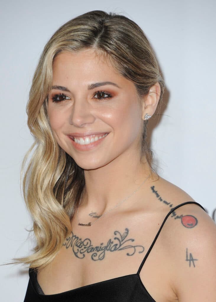 Christina Perri smiling.