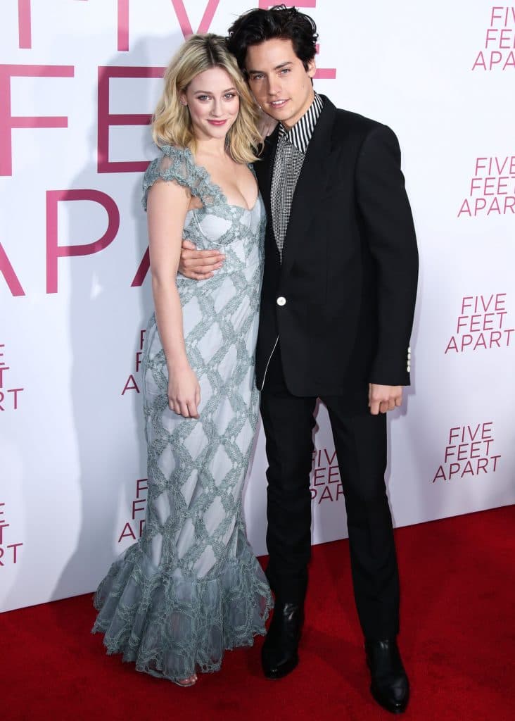 Cole Sprouse & lili Reinhart smiling