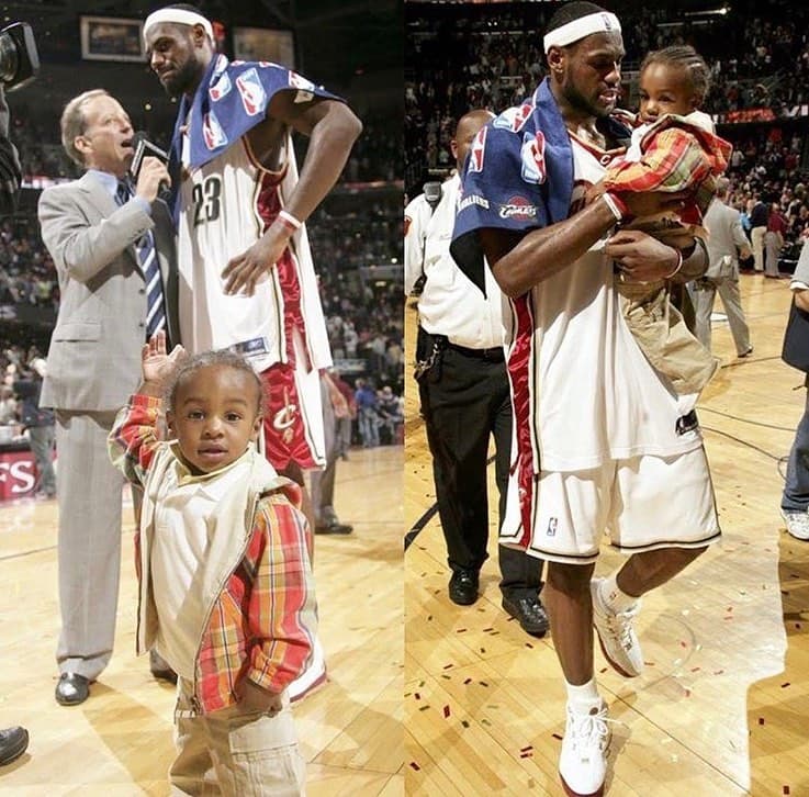 LeBron and Bronny James
