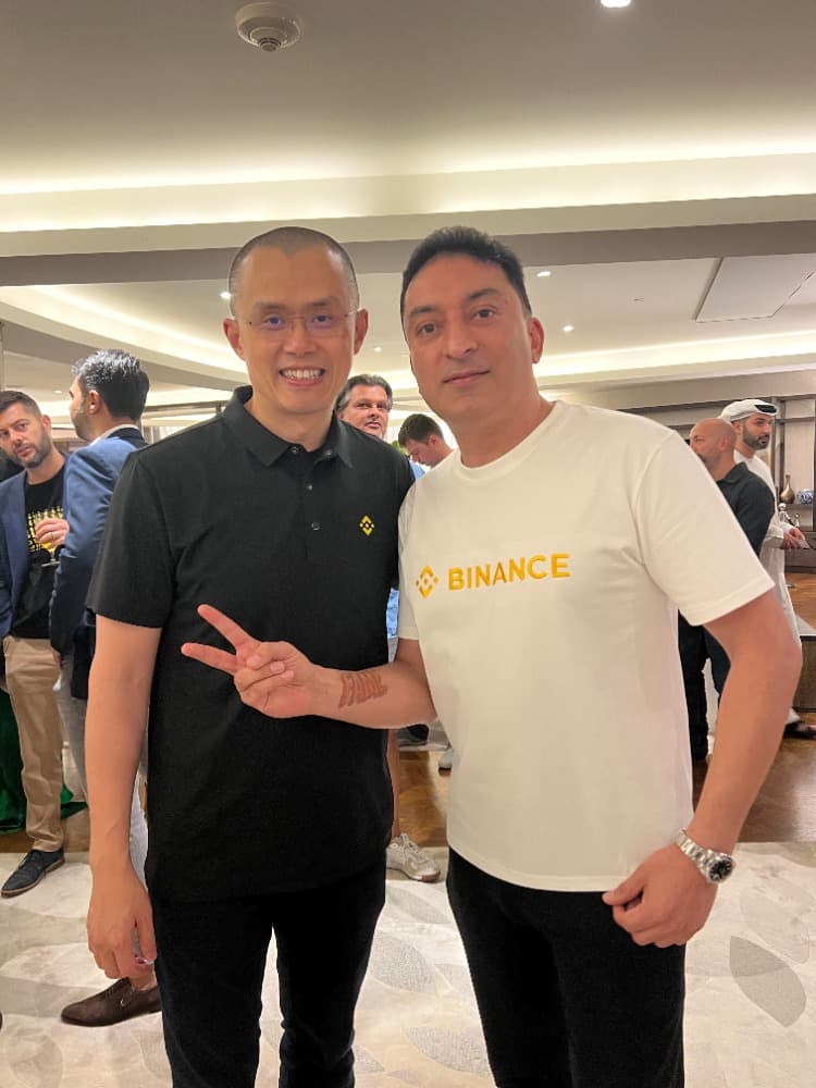 Paris Hilton PUMPED For Binance's Lighting Up The World's Tallest Building