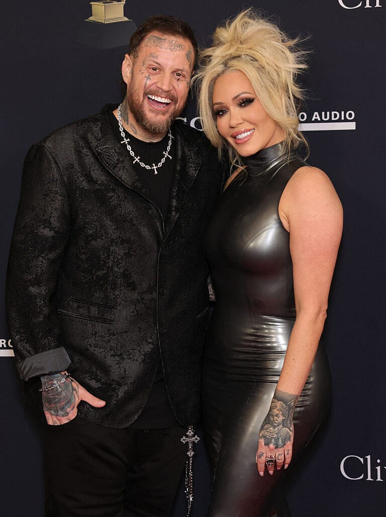 Jelly Roll and Bunnie XO at the 68th GRAMMY Awards Pre-GRAMMY Gala
