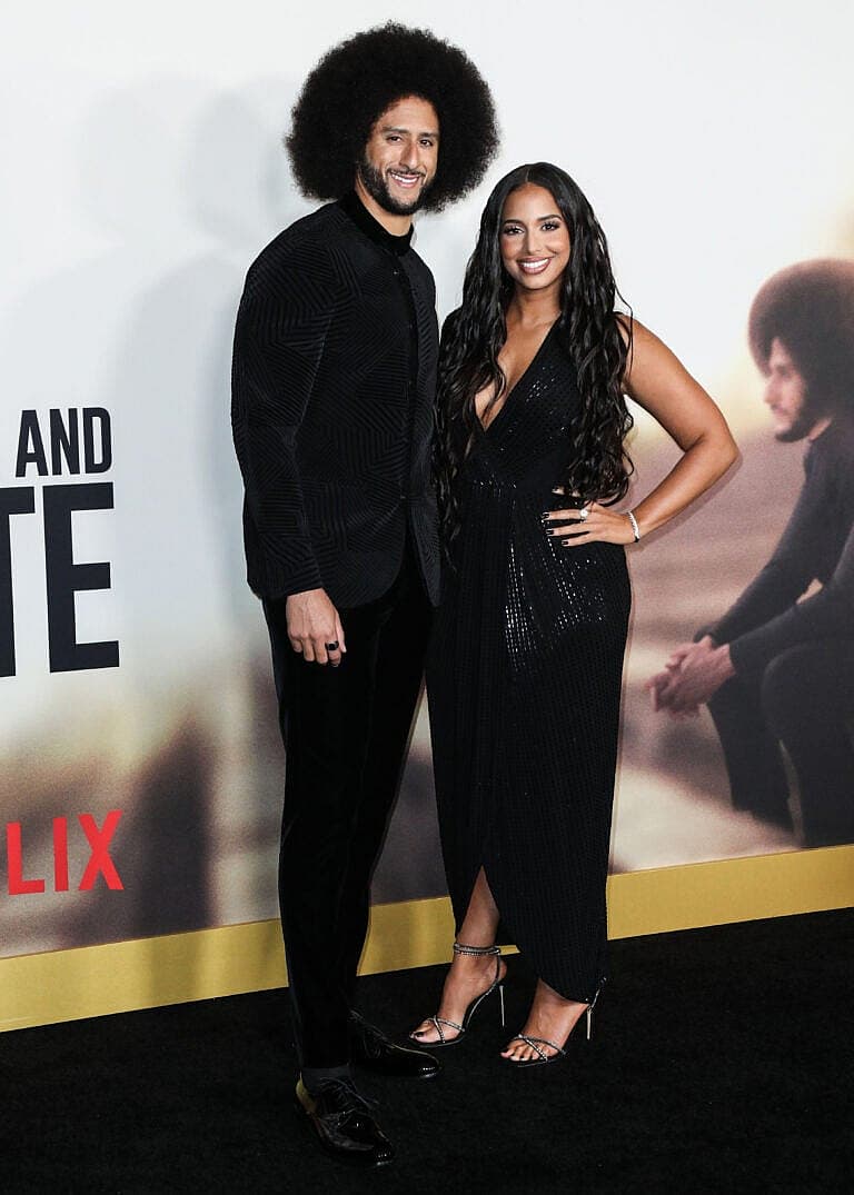 Colin Kaepernick & Nessa Diab at Los Angeles Premiere Of Netflix's 'Colin In Black And White'