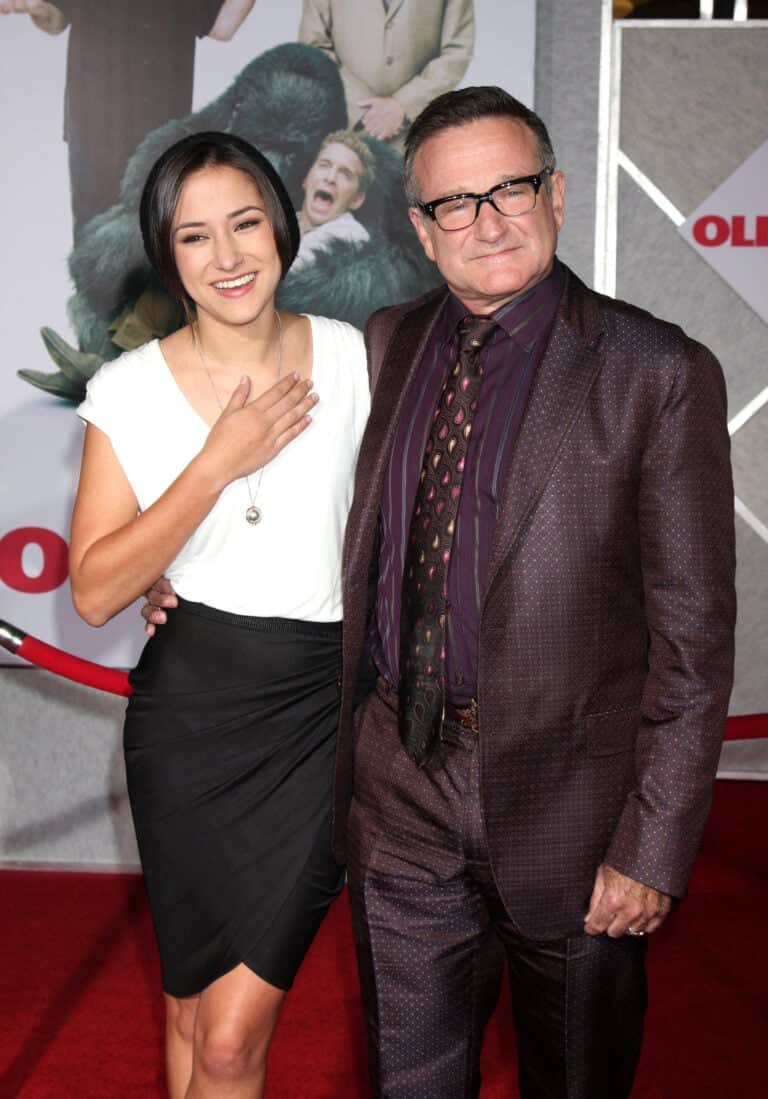Zelda & her late father Robin Williams