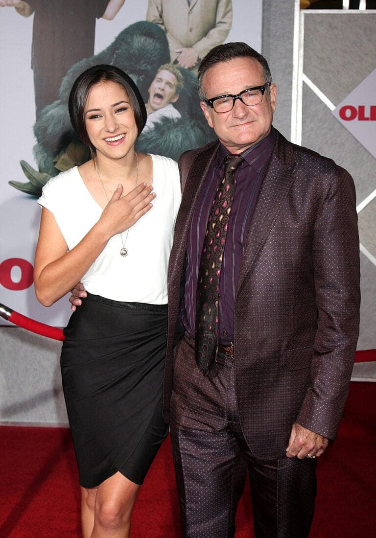 Zelda & her late father Robin Williams