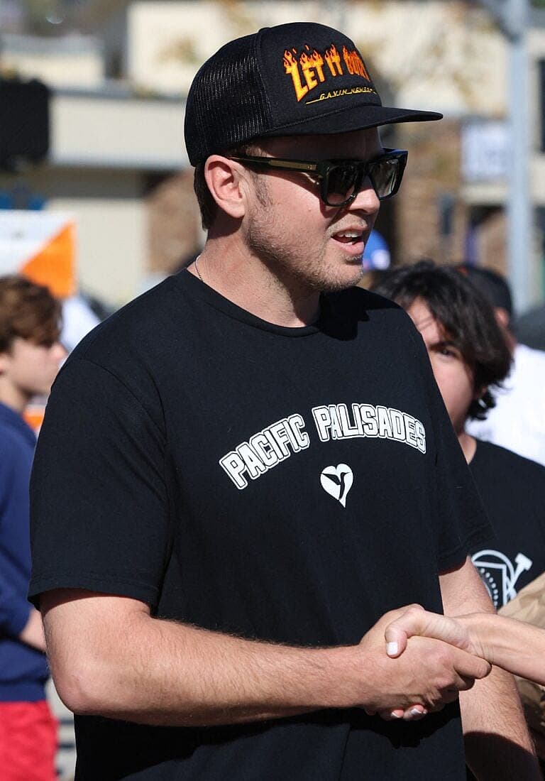 Spencer Pratt during his announcement for mayor.