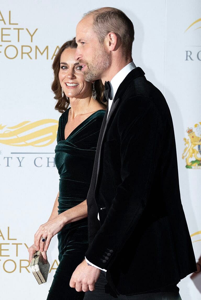 The Prince and Princess of Wales attend the Royal Variety Performance