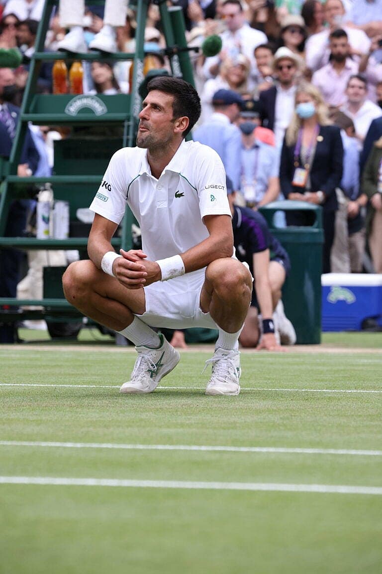 Novak Djokovic beats Matteo Berrettini in the Men apos s final at the Wimbledon Championships