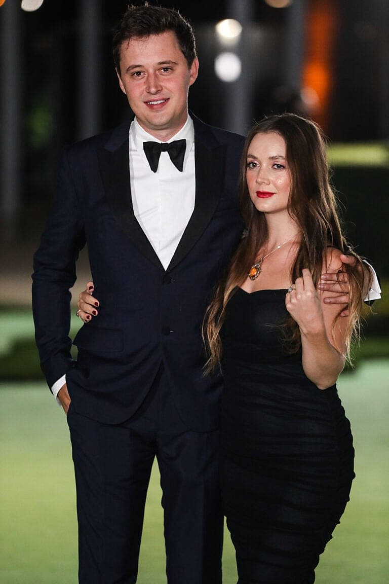 Billie Lourd, Austen Rydell at the Academy Museum of Motion Pictures Opening Gala