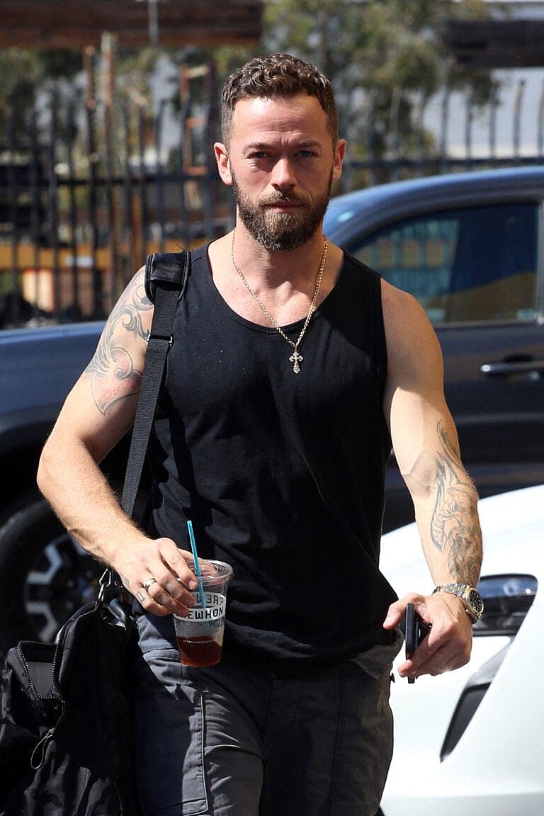Artem Chigvintsev seen at the DWTS studio
