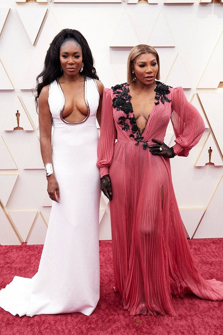 Serena And Venus Williams’ Doubles Comeback Ends After Crushing Loss 2 Venus and Serena Williams at the Oscars