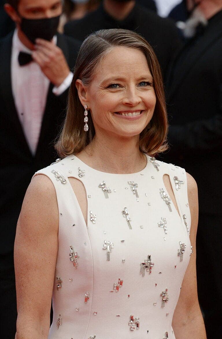 Jodie Foster attends the ''Annette'' screening and opening ceremony during the 74th annual Cannes Film Festival on July 6, 2021 in Cannes