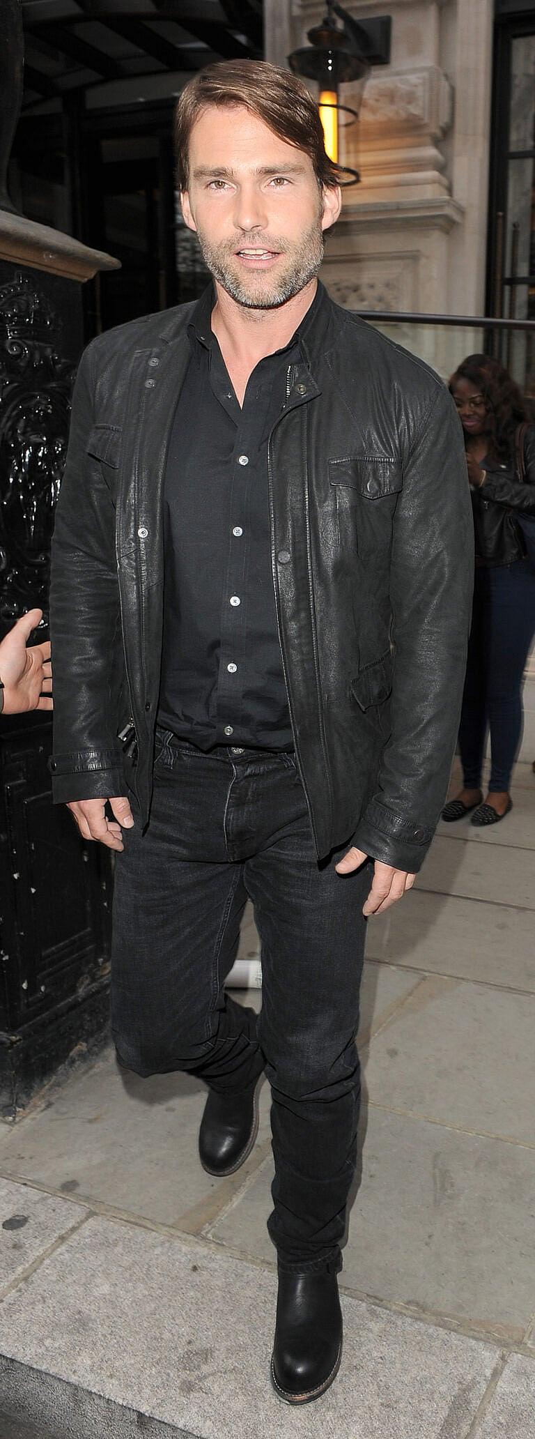 The cast of the latest film in the American Pie franchise American Reunion are seen out and about at various locations in London promoting the movie
