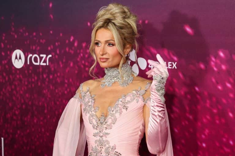 Paris Hilton at Los Angeles World Premiere Of CJ 4DPLEX's 'Infinite Icon: A Visual Memoir'
