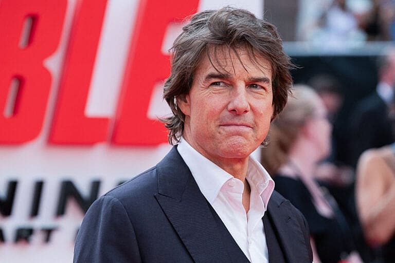 Tom Cruise at the Mission Impossible Dead Reckoning Film Premiere in London, UK