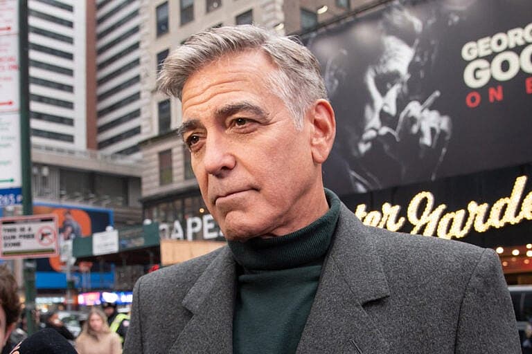 George Clooney At Meet the Cast Of "Good Night, And Good Luck"
