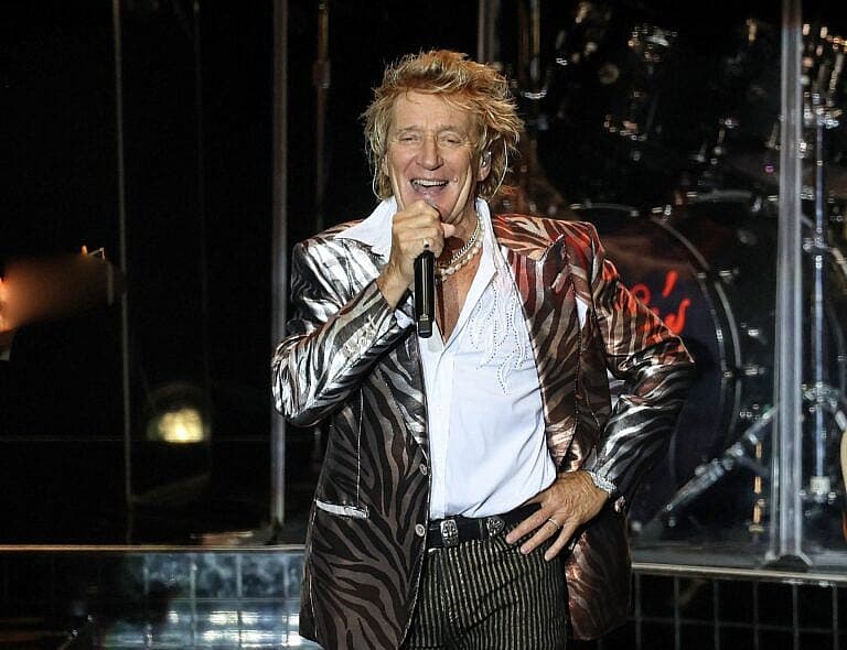 Rod Stewart at the opening of the 23rd edition of the Cap Roig Festival