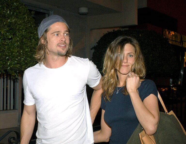 Brad Pitt and Jennifer Aniston