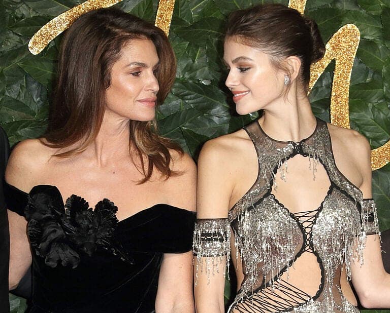 Cindy Crawford with daughter Kaia Gerber