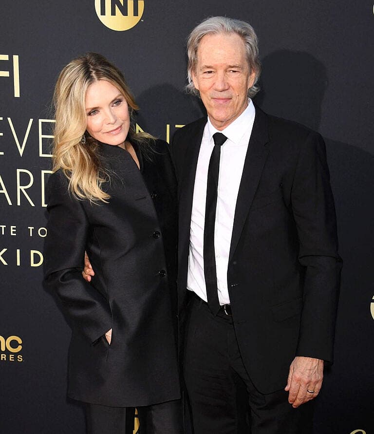 Michelle Pfeiffer and David E. Kelley at the 49th AFI Lifetime Achievement Award Gala Tribute Celebrating Nicole Kidman