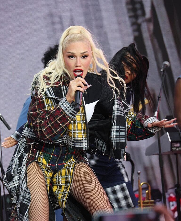 Gwen Stefani performs in Time Square