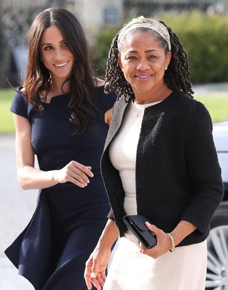 Meghan Markle and her mother share a striking resemblance