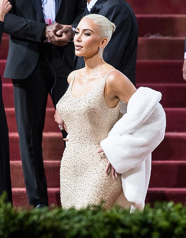 Kim Kardashian and Pete Davidson Arrive to The 2022 Met Gala Celebrating 