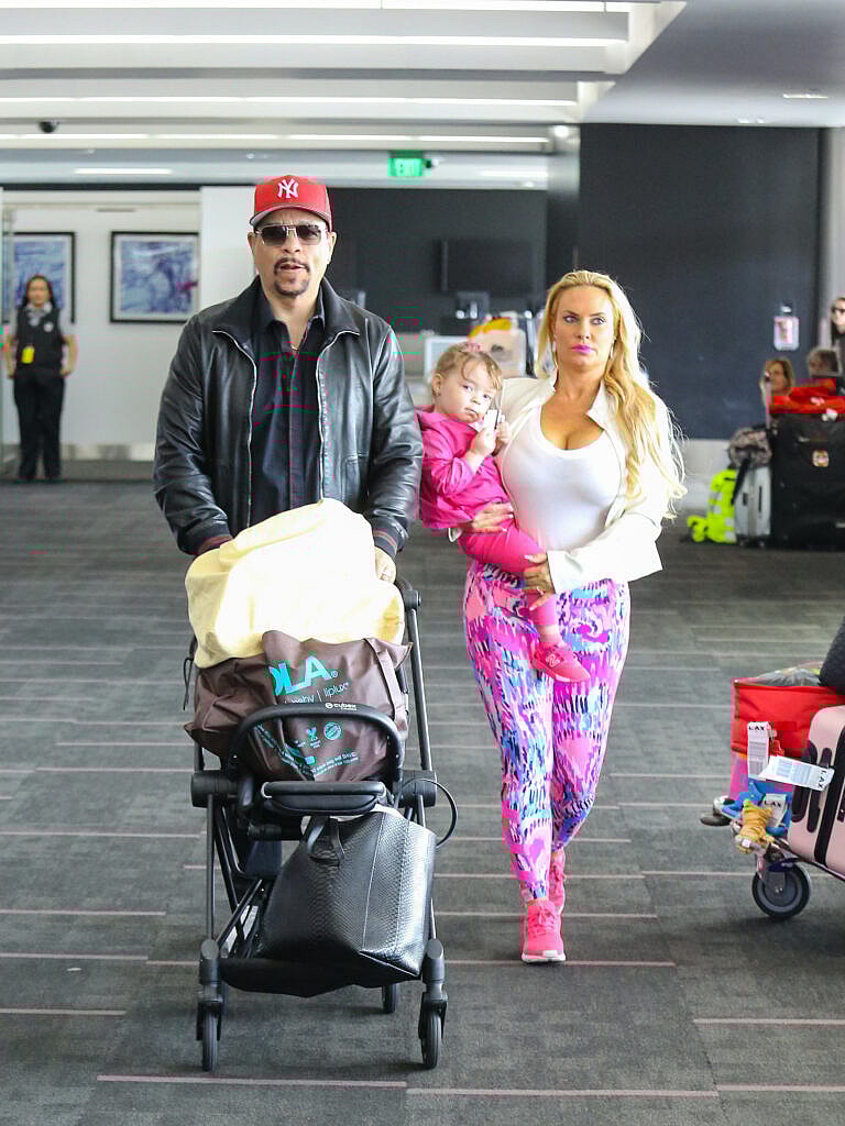 Coco Austin at LAX