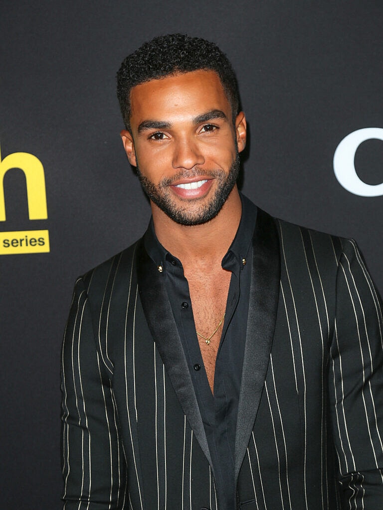 Lucien Laviscount in v-neck 