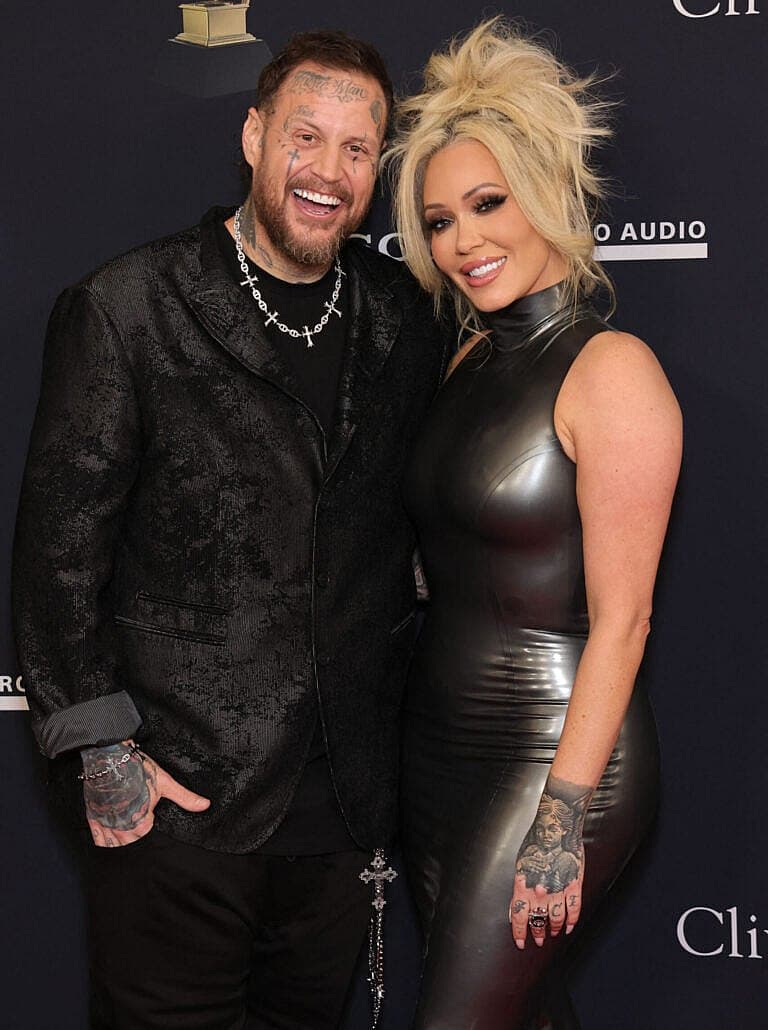 Jelly Roll and Bunnie XO at the 68th GRAMMY Awards Pre-GRAMMY Gala