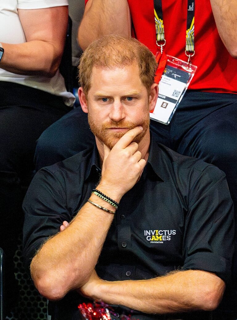 Prince Harry at Archie's birthday