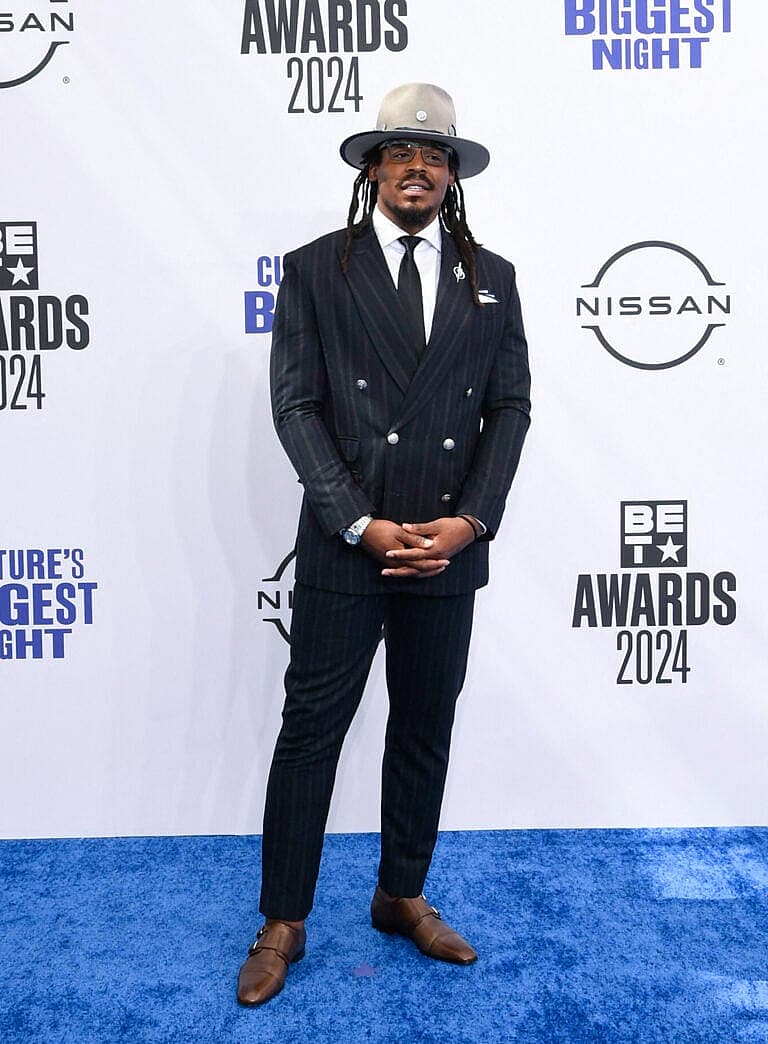 Cam Newton at the BET Awards 2024
