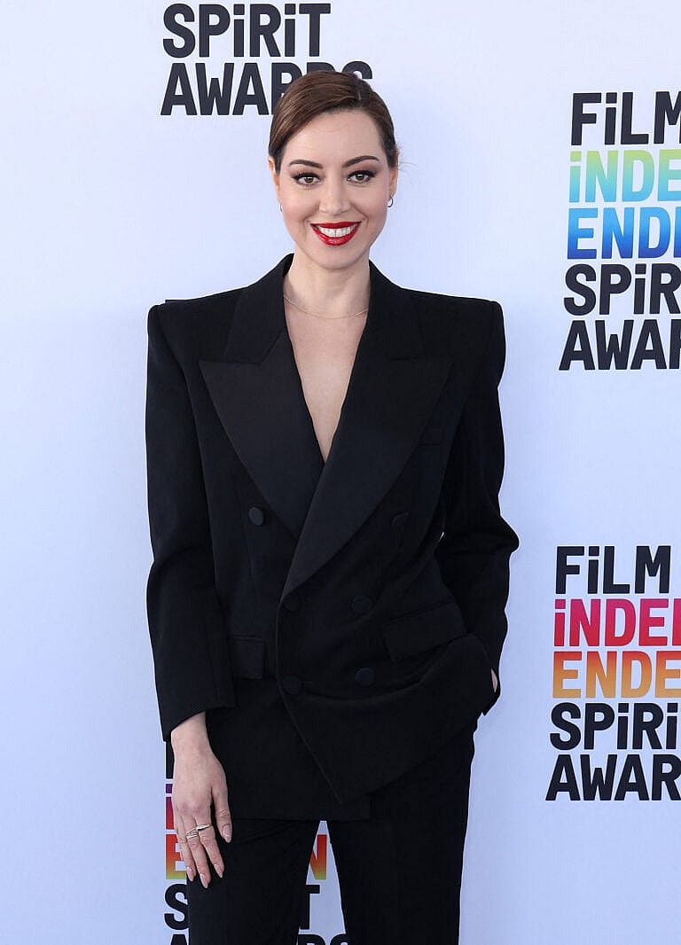 Aubrey Plaza no Film Independent Spirit Awards de 2023