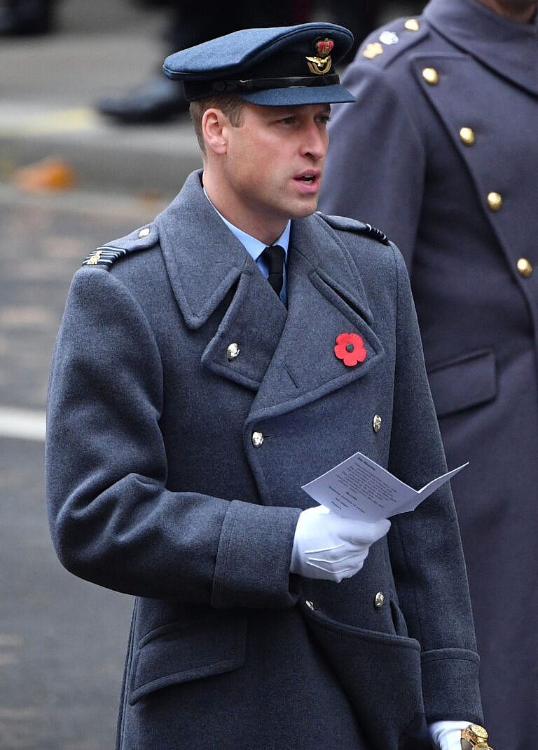 Members of The Royal Family attend the National Service of Remembrance