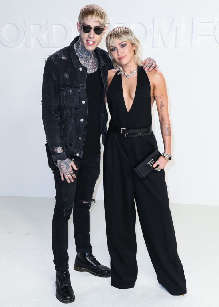 Trace Cyrus Unleashes On Sister Brandi Over 'Mold-Infested Home' 1 Trace Cyrus and Miley Cyrus at Tom Ford: Autumn/Winter 2020 Fashion Show
