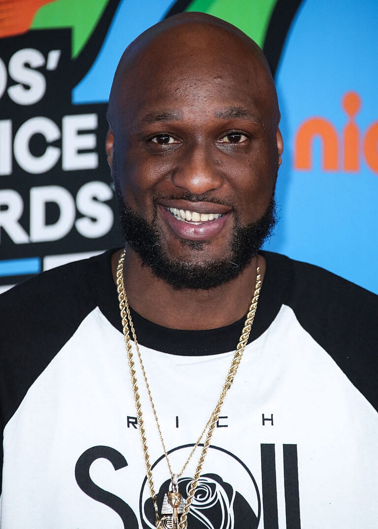 Lamar Odom at Nickelodeon's 2018 Kids' Choice Awards