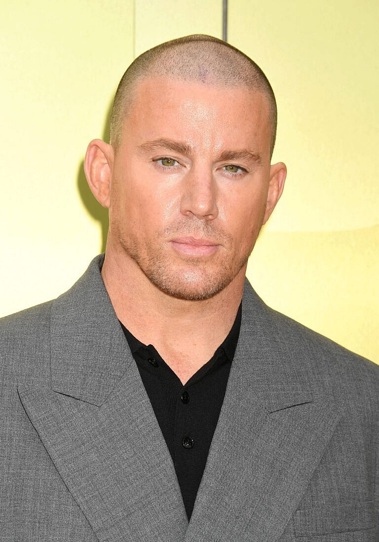 Channing Tatum at Versace FW23 Show