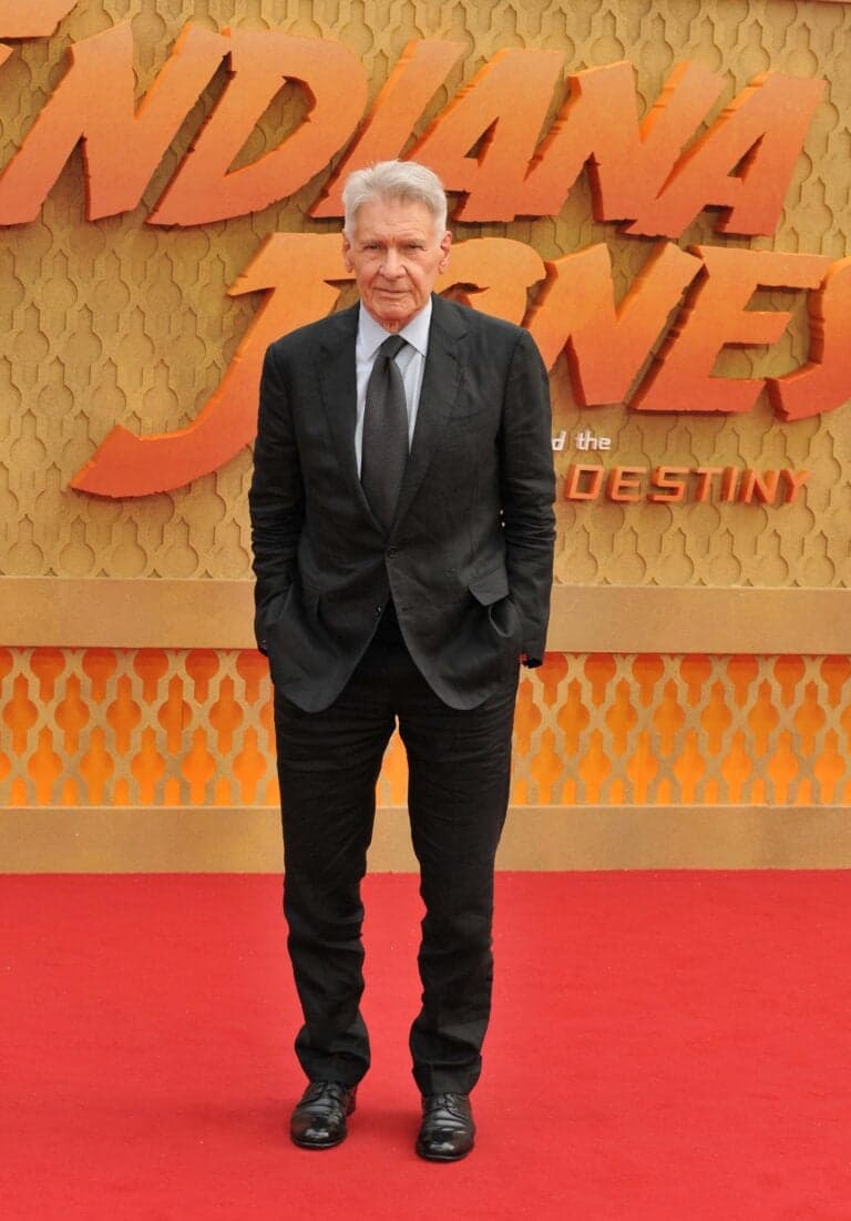 Harrison Ford na estreia britânica do filme