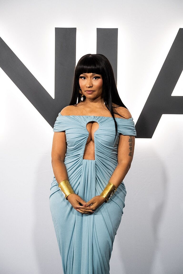 Nicki Minaj na estreia mundial de Melania