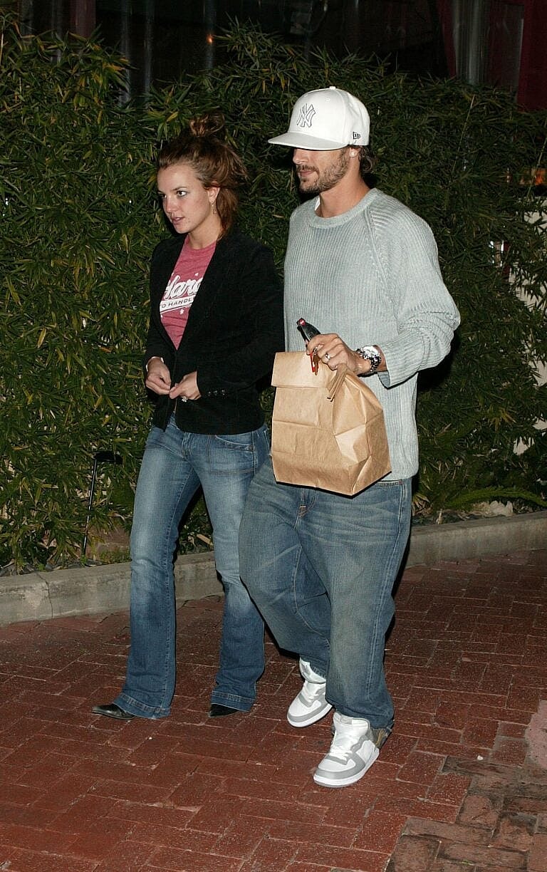 Kevin Federline e Britney Spears em 2004