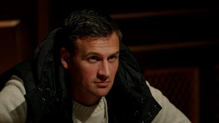 Ryan Lochte on "Traitors" on Peacock.