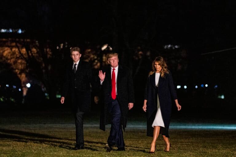Donald Trump, Barron Trump, Melania Trump