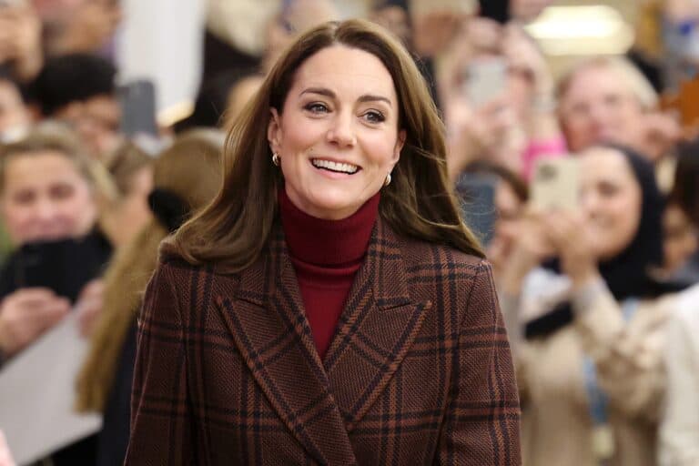 A Princesa de Gales visita o Royal Marsden Hospital