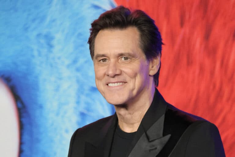 Jim Carrey at Premiere of Paramount's Sonic The Hedgehog 3