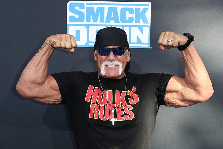Hulk Hogan at WWE 20th Anniversary Celebration Marking Premiere Of WWE Friday Night SmackDown On FOX