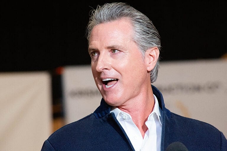 Gavin Newsom at Los Angeles: Film Tax Credit Press Conference