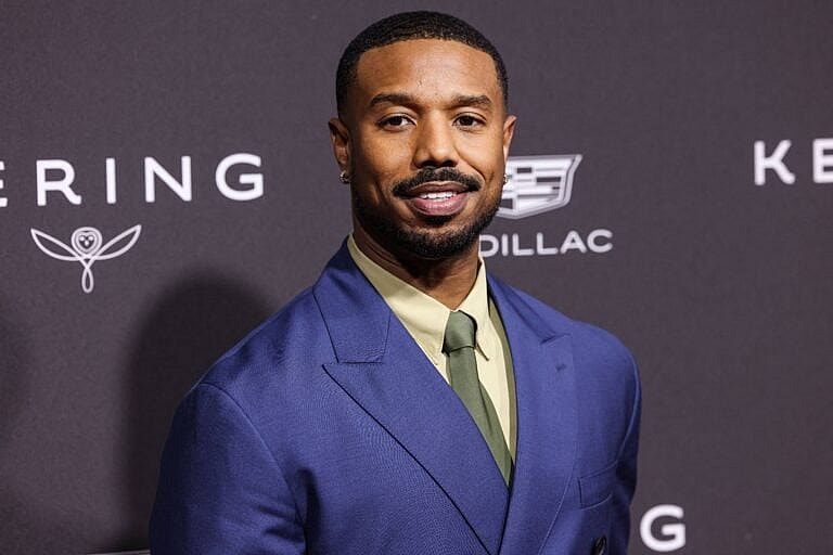 Michael B. Jordan wearing Prada arrives at the 37th Annual Palm Springs International Film Festival Film Awards 2026
