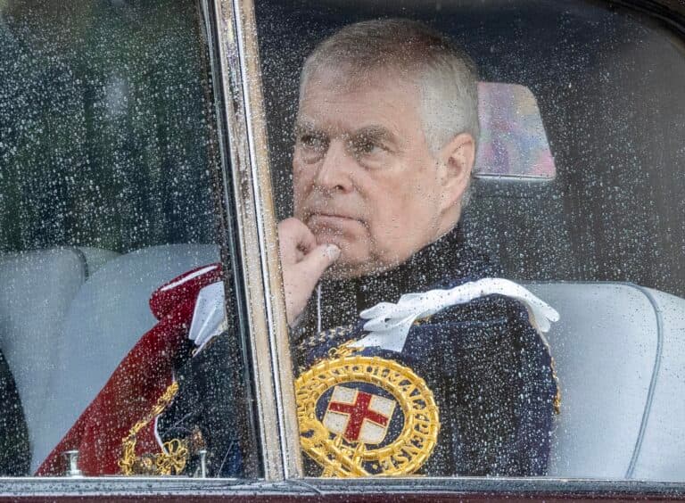 Andrew Mountbatten-Windsor at King Charles III's coronation