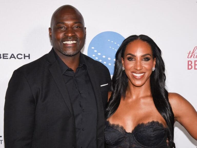 Marcellus Wiley e Annemarie Wiley no Hollywood Gala de 2023 para Homeless Not Toothless
